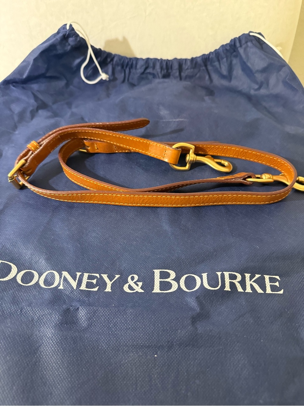 Dooney & Bourke Florentine Tan Leather Medium Shoulder Bag - Picture 15 of 16